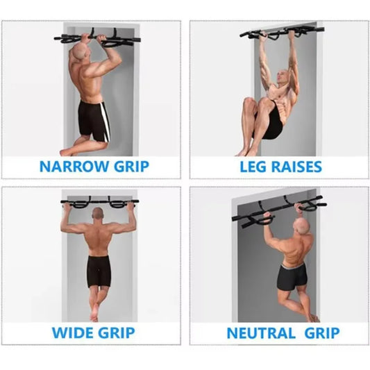 Steel Pull-Up Bar for Home Workout Portable Gymnastics Equipment Door Exercise and Strength Fitness Sports Door Pull-Up Bar